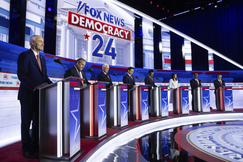 ‘Drill, frack, burn coal’: Republicans echo Trump at presidential debate