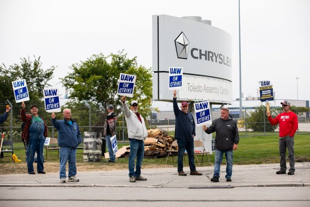 UAW strike collides with Biden’s manufacturing agenda