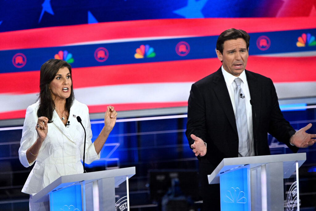 Haley, DeSantis clash over drilling at GOP debate