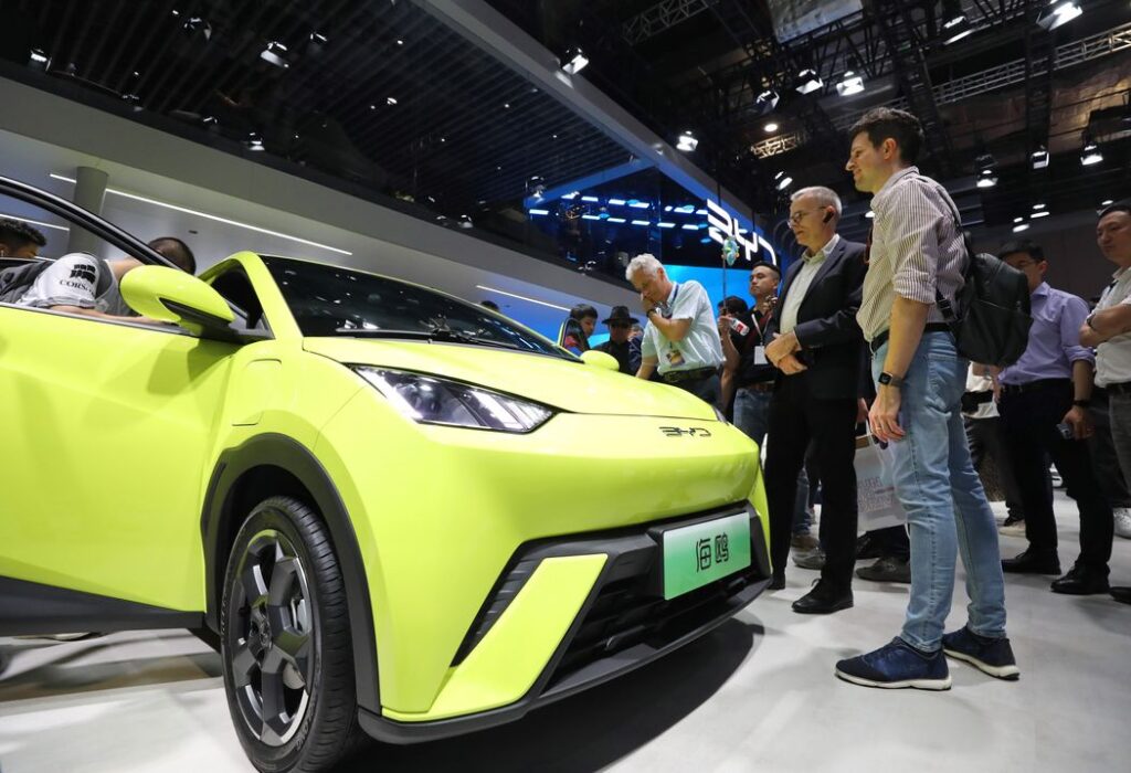 Biden administration explores raising tariffs on Chinese EVs