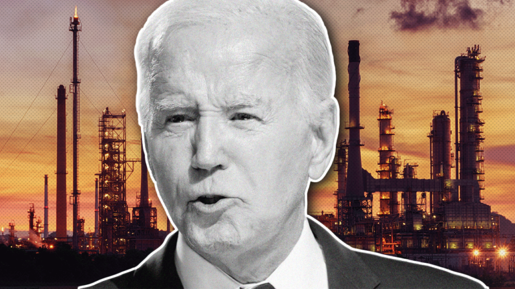 Biden walks political tightrope on US oil boom