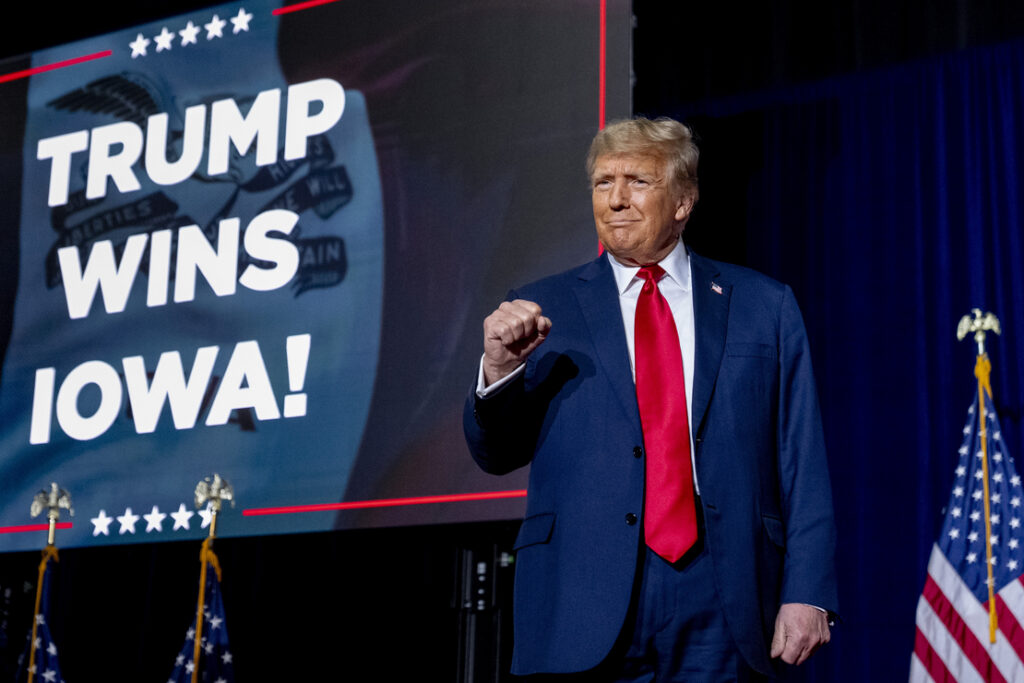 Energy, environment on back burner as Trump wins Iowa