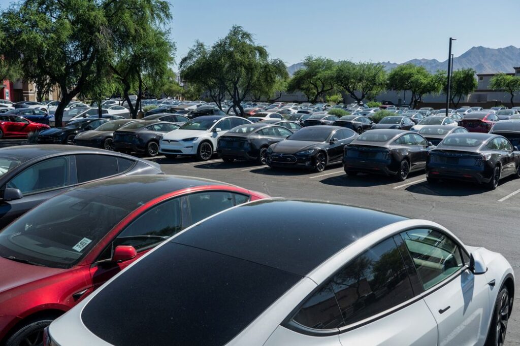 Tesla deliveries slump but not as much as feared