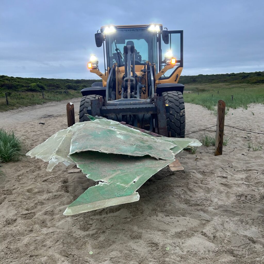 A lot was riding on this wind farm. Then giant shards washed up in Nantucket.