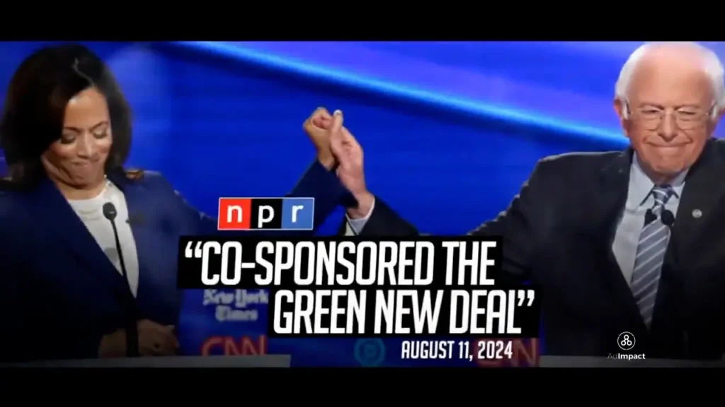 Inside a Trump ad attacking Harris on energy and the environment