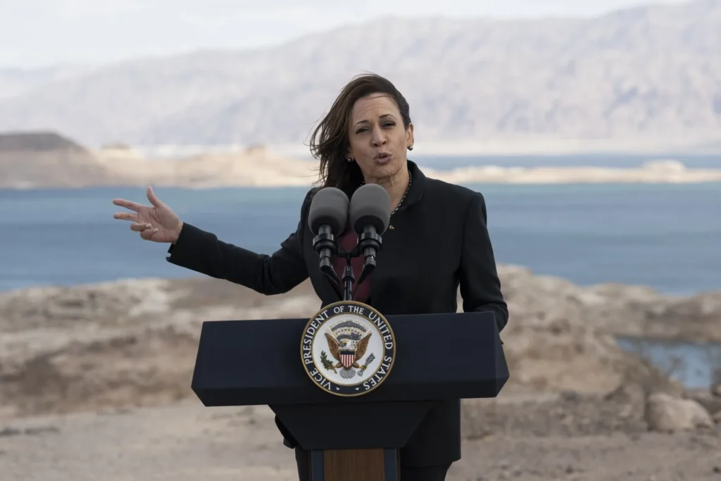 Kamala Harris pushed by greens to step up Biden’s climate fight
