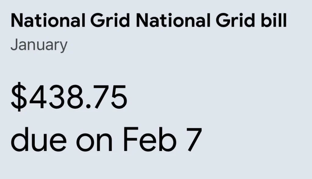National Grid warns customers of higher February energy bills